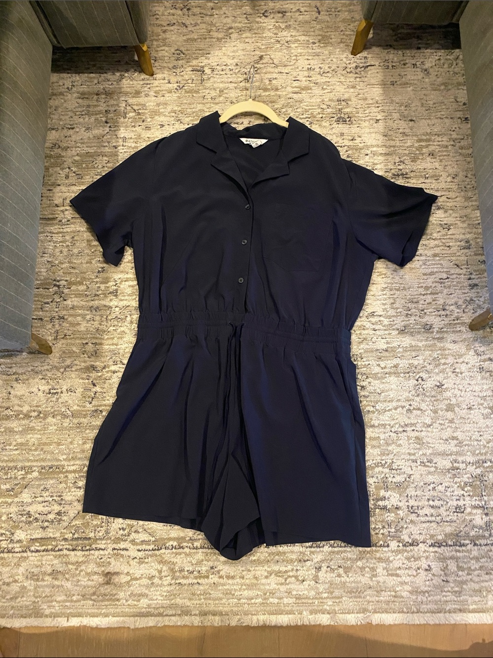 Athleta Navy Romper